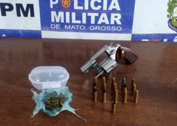 Suspeito de espancar esposa e ameaçá-la de morte com arma de fogo é preso pela PM