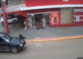 Vídeo flagra mulher sendo arremessada por S10 em Chapada dos Guimarães