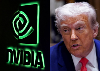 Ações da Nvidia caem mais de 6% após Trump restringir exportação de chips para a China