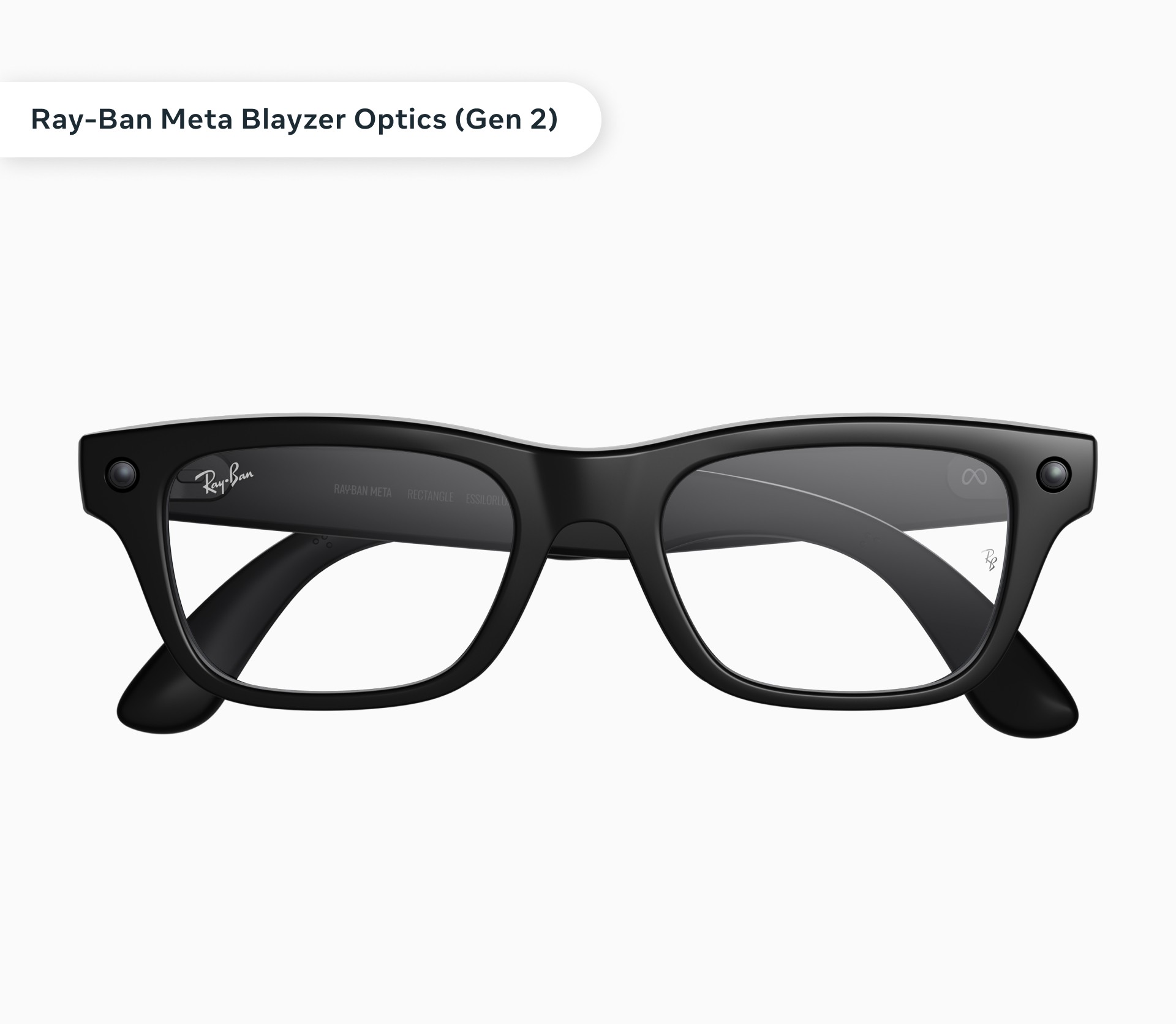 Meta lança dois óculos inteligentes Ray-Ban com lentes de grau