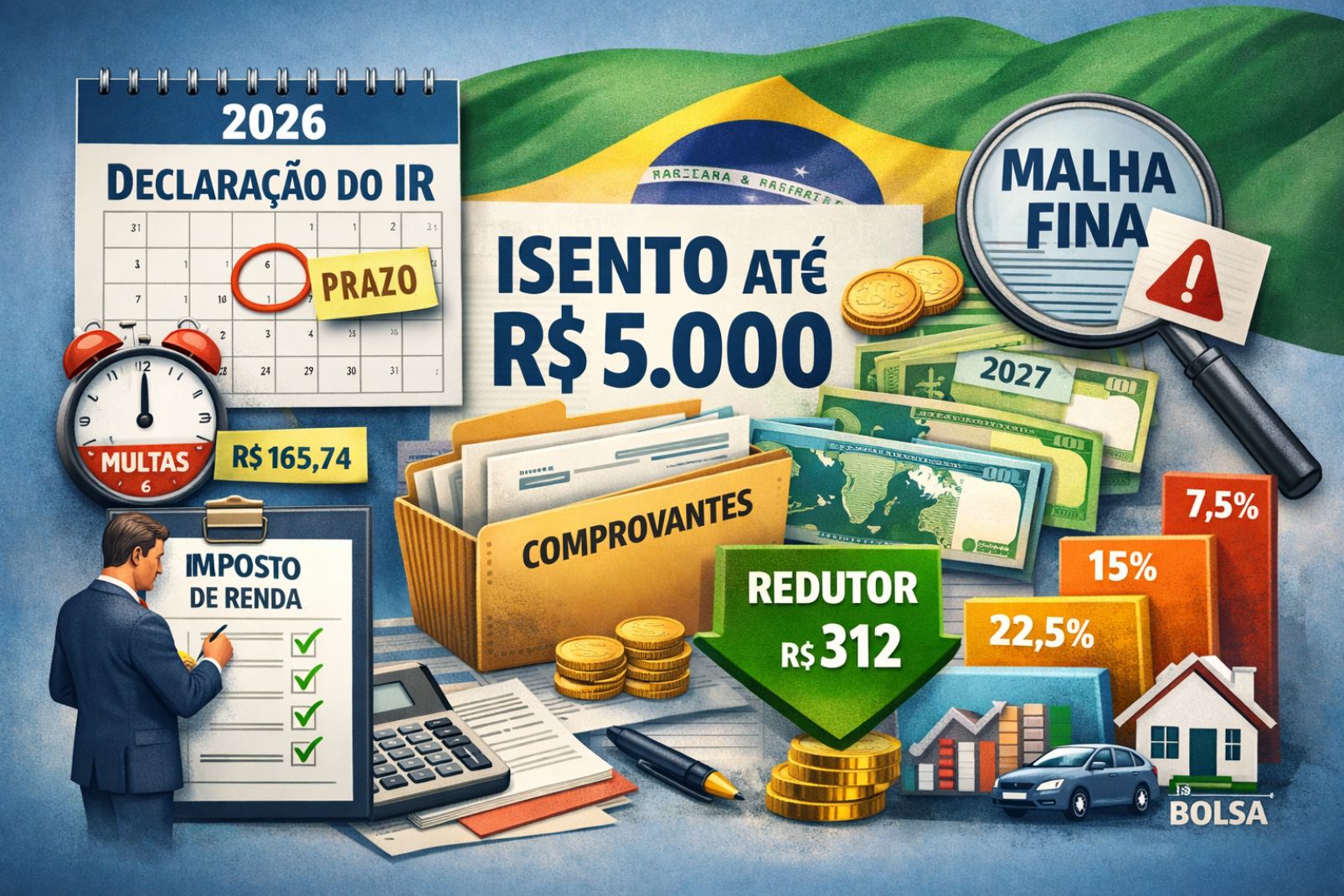 isenção até R$ 5 mil só terá efeito em 2027