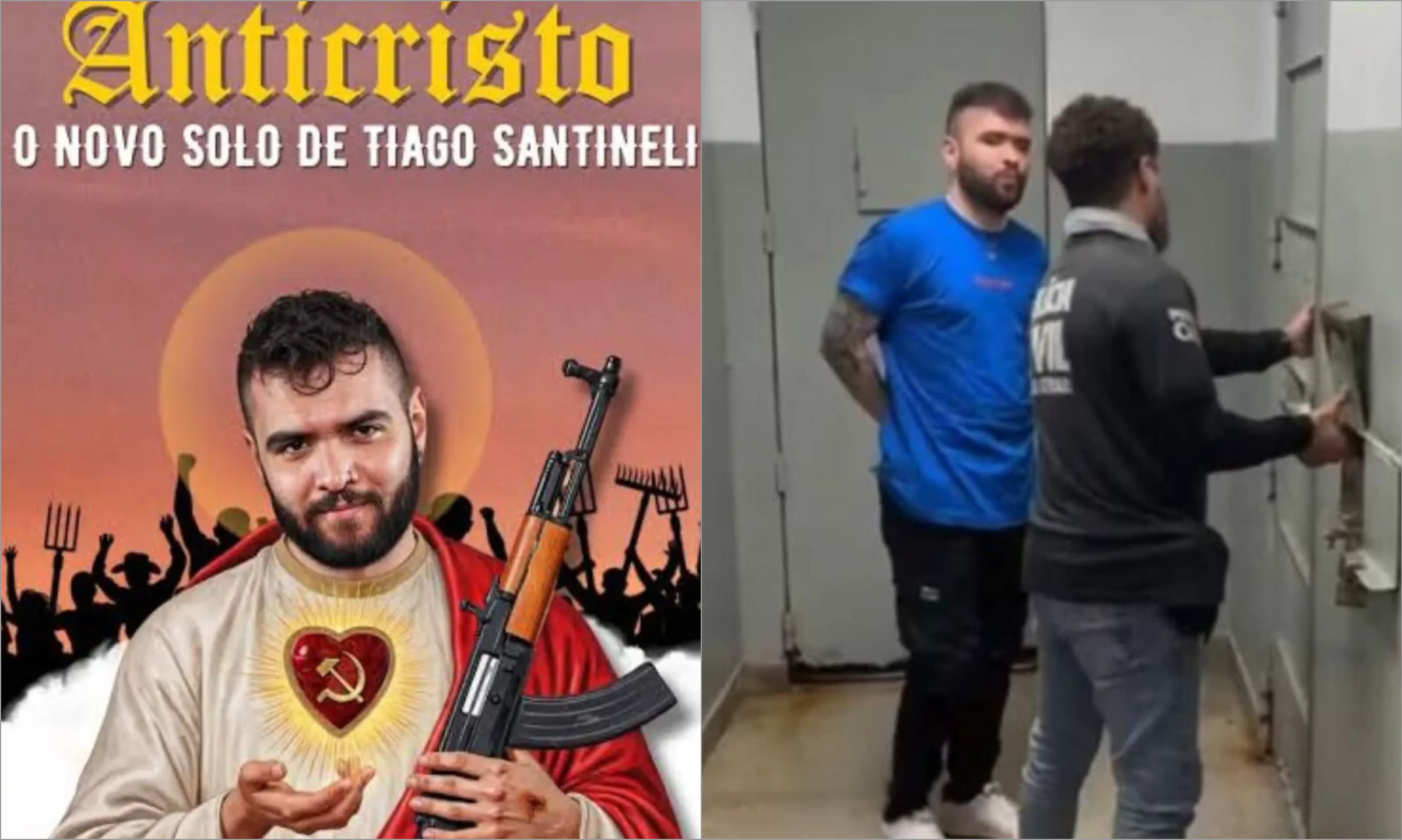 Tiago Santinelli é preso após confusão com cristãos em BH