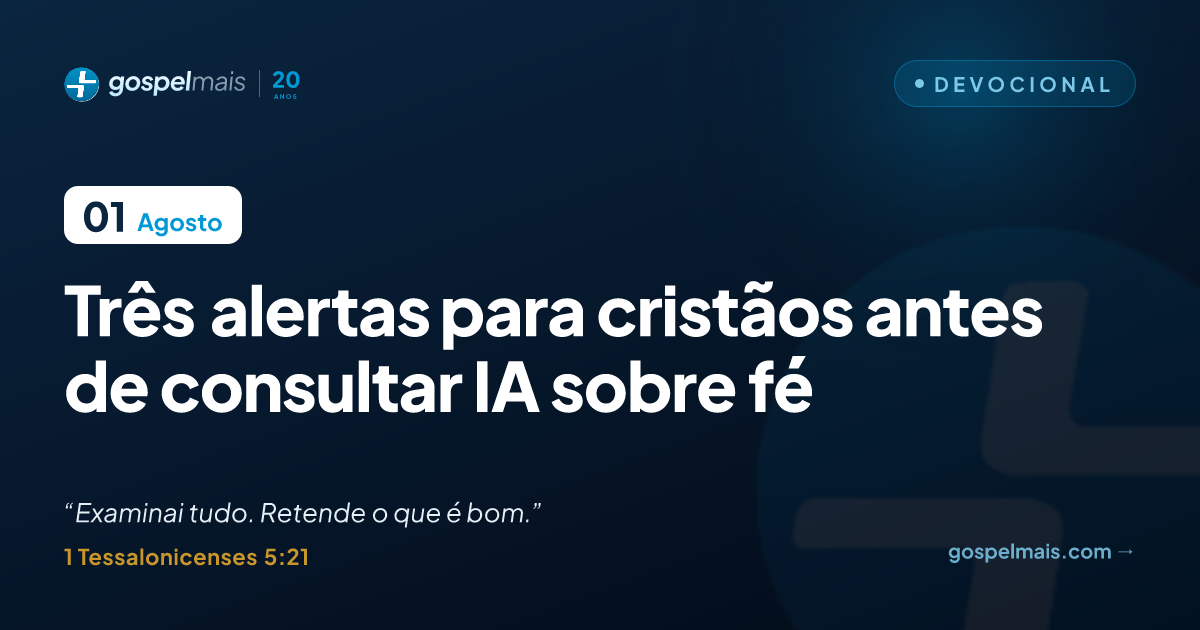 Três alertas para cristãos antes de consultar IA sobre fé