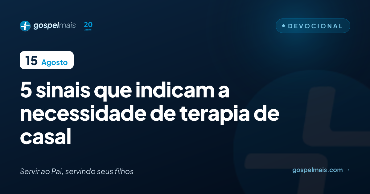 Sinais que indicam a necessidade de terapia de casal
