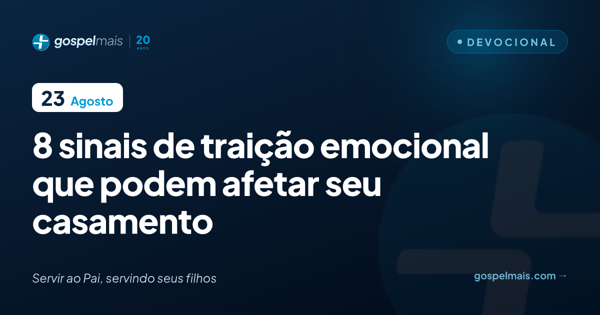 Sinais de traição emocional que podem afetar seu casamento