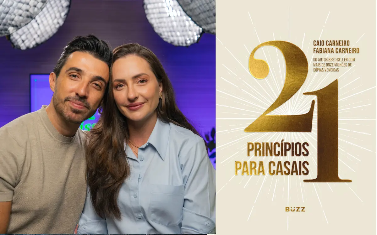 Caio e Fabiana Carneiro lançam livro sobre princípios de casamento saudável